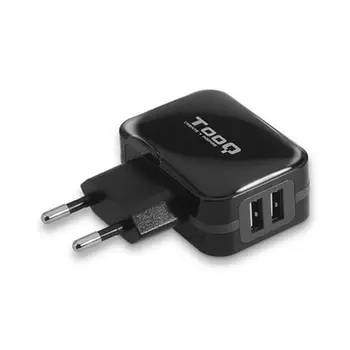 

Wall Charger TooQ TQWC-1S02 USB x 2 17W Black