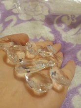 Pendant Jewelry Chandelier Suncatcher-Spacer Crystal-Prism Glass Faceted Clear Tear DIY