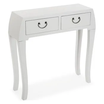 

Hall Table with 2 Drawers MDF Wood/Fir wood (25 x 80 x 80 cm)