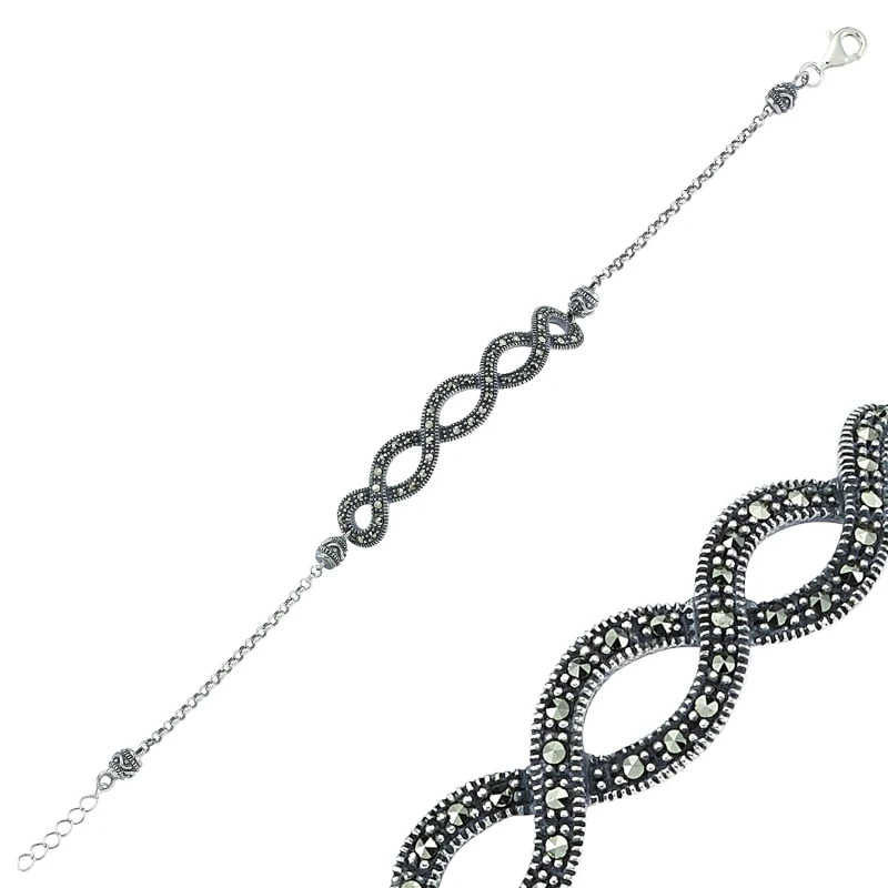 

Armagano Marcasite Cubic Zirconia bracelets Bangles