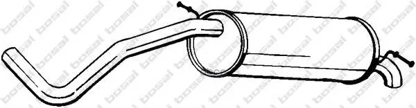 Глушитель Задний Bosal арт. 233-635