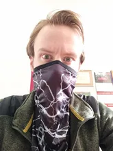 Ciclismo bicicleta hielo seda media cara máscara cuello cubierta bufanda mágica Unisex hombres mujeres transpirable pañuelo triangular pasamontañas protección solar