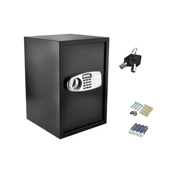 

Electronic Safe box Safe combination lock display keyboard black A4