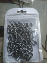 MNFT 50 Uds. De anillos para Señuelos de Pesca divididos de acero, Señuelos de Pesca giratoria, aparejos de división ovalada, anillos para señuelos de 16mm y 21mm