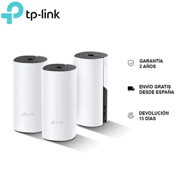 

TP-LINK Deco P9, Pack 3, MeshAC1200 + AV1000 hybrid Wi-Fi system, up to 1000 Mbps, voice Control, 2 Gigabit ports-REFURBISHED