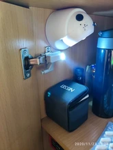 KAK-bisagra Universal para cocina, dormitorio, sala de estar, armario, armario, 0,25 W, Sensor LED interior, accesorios para muebles