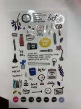 Pegatina de papel para decoración, pegatina de diario de viaje de estilo europeo, álbum de recortes diario, pegatinas Kawaii coreanas de papelería