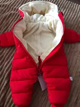 Ins 2021 otoño e invierno Bebé ropa de bebé nuevo bebé niños gruesa mono de algodón de manga larga de las niñas mameluco con capucha 3-12 meses