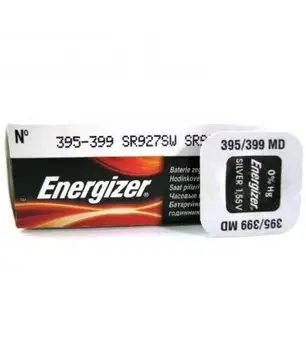 

Pilas de boton Energizer bateria original Oxido de Plata SR927 blister 2X Uds