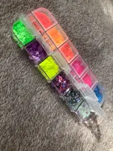 Manicure-Nail-Decoration Sequins-Polish Nail-Art Glitter-Flakes Fruits Fluorescence Heart