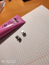 Piercing de círculo redondo para hombres y niñas, pendiente Punk, 4mm/6mm/8mm/10mm, 1 ud.