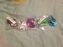 Mosquetón de aleación de aluminio para exterior, 5 uds., mochila para acampar, escalada, telones, gancho de pesca, cierre de llavero, hebilla, herramientas de Clip