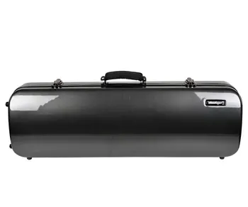 

Jwb-2025-ca carbon design violin case 4/4, fiberglass, Black