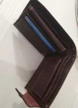 Cartera corta de alta calidad para hombre, monedero de cuero genuino, garantía de calidad, novedad de 2018, envío gratis