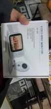 Babyfoon-cámara de seguridad inalámbrica, Monitor de bebé con visión nocturna, 3,5 pulgadas, con soporte