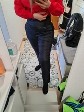 Warm-Pants Classic Trousers Garemay Female High-Waist Plus-Size Women Autumn Black Winter