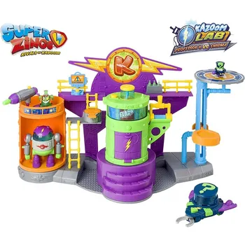 

Superzings - Kazoom Lab Battle with unique and exclusive Enigma figures and Professor K, color/assorted model