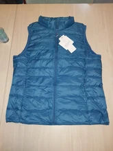 Chaleco de plumón de pato blanco para mujer, suave, cálido, ultraligero, portátil, primavera y otoño, 90%