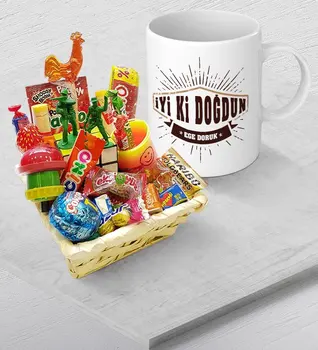

Personalized happy birthday Nostalgic Tastes and Mug Gift Set-7