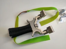 Honda láser de acero inoxidable de la catapulta con banda de goma al aire libre niños tiro catapulta niños Juego de Honda