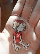 Llavero con anilla de voleibol para niño, Haikyuu, Anime Llavero bonito llavero de dibujos animados sleutelhanger 2020 nuevo llaveros Accesorios