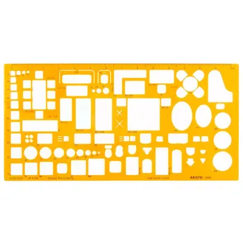 

Aristo template, interior, 1:50, plastic orange-transparent