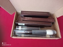 Hourglass-Juego de brochas de maquillaje, 10 unidades, polvo, colorete, sombra de ojos, corrector, delineador de ojos, pinceles con mango de Metal