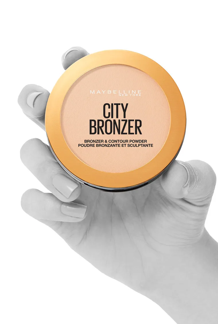 Maybelline New York Бронзирующая пудра для лица FACESTUDIO CITY BRONZER, 100, холодный бронзовый, 8 г