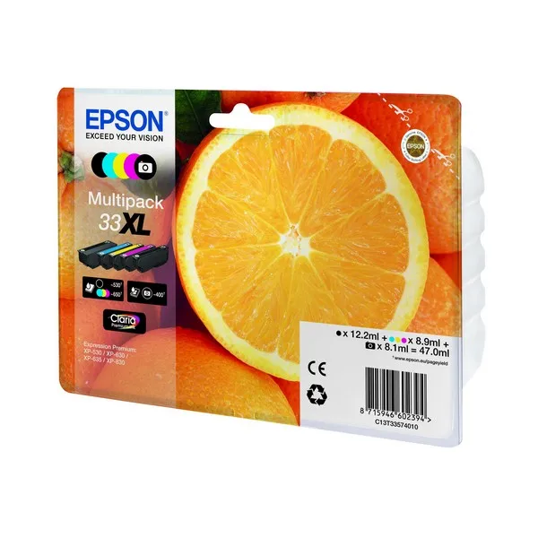 Чернильный картридж Epson T33XL(5 шт) разноцветный