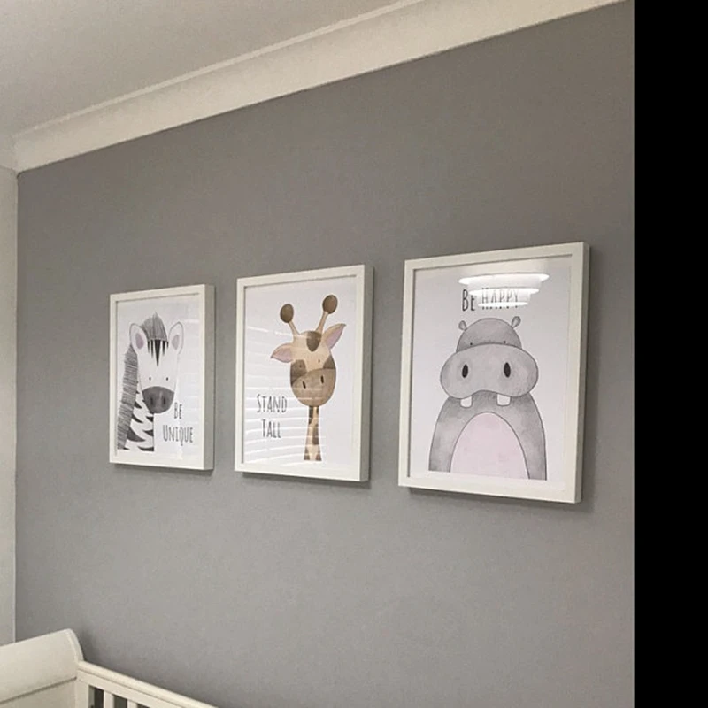 framed animal prints for nursery