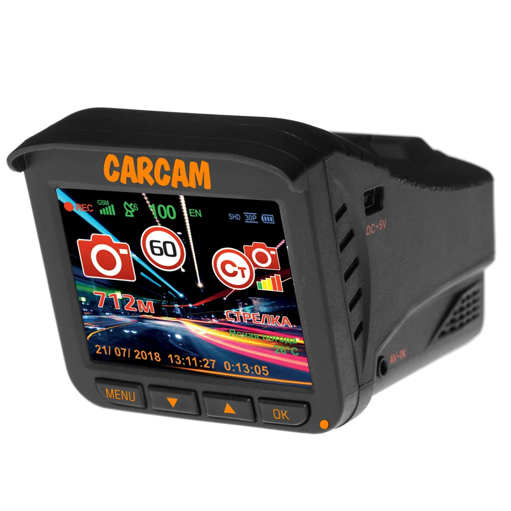 CARCAM COMBO 5 LITE 3в1 Super HD автомобильный видеорегистратор, радар-детектор, SpeedCam CARCAM COMBO 5 LITE 3в1 Super HD автомобильный видеорегистратор, радар-детектор, SpeedCam