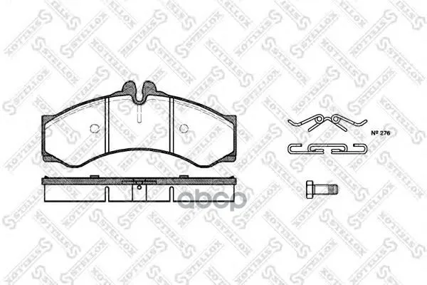 625 000b-Sx_колодки Дисковые П.! Mb Sprinter 408d-412d 96, Vw Lt46 2.3i-2.8tdi 96 Stellox 625000bsx Stellox арт. 625000BSX