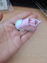 Accesorios de muñeca BJD para niñas, zapatos de muñeca BJD de 5cm de lona de alta calidad, zapatillas de deporte de Color caramelo, juguetes para niñas, zapatos de moda para muñecas, 1/6