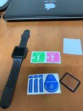 Protector de pantalla para Apple Watch 5, 3, 38MM, 40MM, 44MM, 42MM, cristal no templado, película protectora de pantalla para Apple Watch 6 SE 5 4