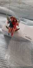 Couple Figurines Scene-Decoration Craft Swing Flower-Fairy Landscape-Pendant-Resin Romantic