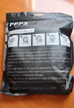 Máscara respiradora ffp2 de 6 capas, mascarilla de seguridad suave con filtración del 95%, pm2.5, fpp2, aprobado