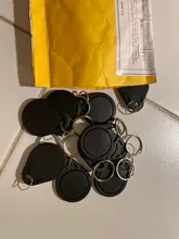 10 unids/lote CUID Android App MCT modificar UID NFC cambiable 1k s50 13,56 MHz llavero bloque 0 escritura 14443A