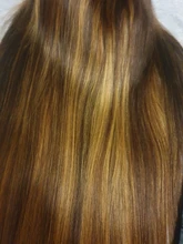 Ishow resaltar Peluca de color marrón pelucas de cabello humano 13X4 13X6x1 Ombre recto peluca con malla frontal destacar frente de encaje pelucas de cabello humano
