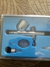 Pluma de aerógrafo de doble acción de 0,2-0,5mm, PISTOLA DE PULVERIZACIÓN con cepillo de aire, pluma pulverizadora para arte de uñas/tatuajes corporales