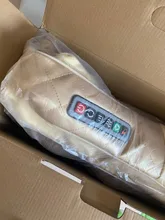 (Con caja de regalo) JinKaiRui U forma eléctrica Shiatsu espalda cuello hombro cuerpo masajeador infrarrojo masaje caliente coche/hogar masajeador