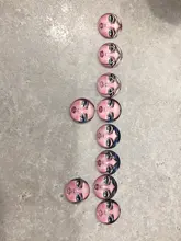 Matryoshka rusa, 10 Uds., mezcla de 12mm/18mm/20mm/25mm, cabujones redondos de cristal para hacer fotos