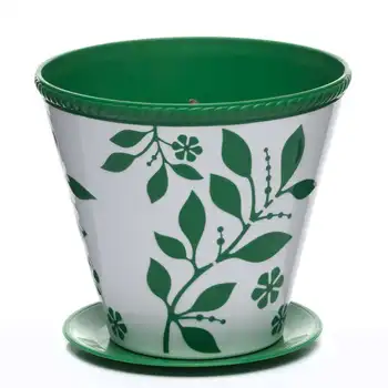 

Kashpo with pallet Provence 2,5 L (green-white)