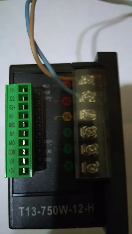 Отзыв о товаре Преобразователь частоты 400 Вт 750 Вт с добавлением трехфазного драйвера двигателя RS485 MCU T13-400W-12-H однофазный вход от пользователя R***v