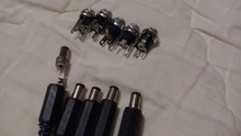 Fuente de alimentación de 5,5mm x 2,1mm, 5,5x2,1 CC, Conector de clavija + adaptador de Terminal de montaje de Panel de Metal hembra, enchufe, conectores DC