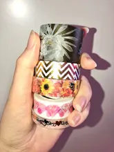 Cinta Washi japonesa con hermosas flores, nueva decoración, cinta adhesiva, bricolaje, planificador, papel de álbum de recortes, álbum de fotos, cinta adhesiva