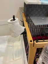 Soporte para rollo de papel higiénico montado en la pared de un solo tubo, estante para toallas, acero inoxidable, baño, cocina, rollo de gancho para pañuelos