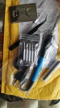 Iron-Tips Repair-Tools Soldering-Iron-Stand-Cleaner Welding-Gun Temperature Adjustable