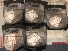 Máscara facial y para la boca con filtro CE FFP2, 6 capas, fpp2, PM2.5, 95%, antipolvo, estándar de la UE, Negro, Rosa, blanco y gris