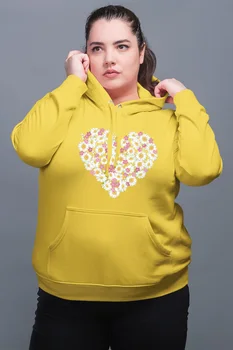 

Angemiel Flowers to Wear Yellow Women 'S Hooded Sweatshirt