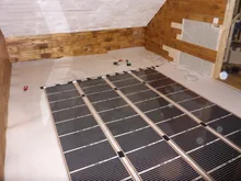 16M2 Far Infrared Carbon Heating Film Set PTC Material Floor Heating Mat Can be Controlled